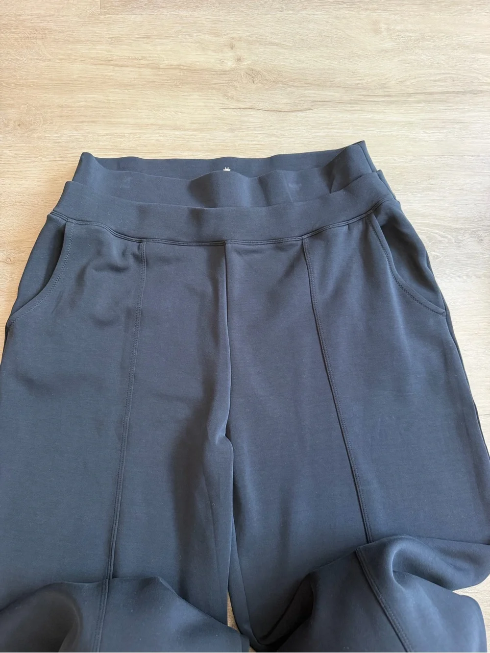 American Tall Soft Motion Wide Leg Ultra High Rise Pant Black Size XL Extra Tall - Picture 5 of 9